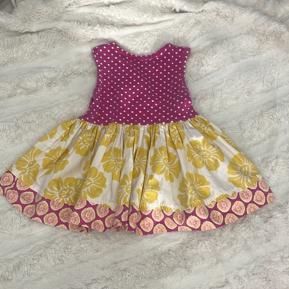 ELEANOR ROSE HAWAIIAN FLOWER PRINT DRESS & BLOOMER SET - Picture 3 of 7